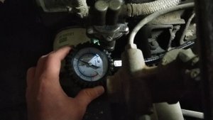 Замер давления масла на горячую, 21213 145 тыс. км