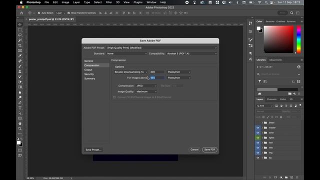 How To Export As PDF For Print In Photoshop 2022 смотреть онлайн