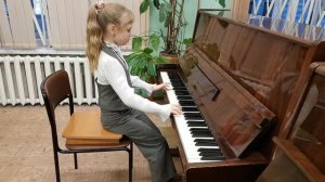 Г. Беренс "Этюд" соч.88 №6 a-moll. Исполняет Ксения Беллавина 4 класс