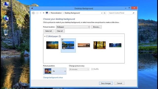 How To Change The Desktop Wallpaper In Windows 8 смотреть онлайн