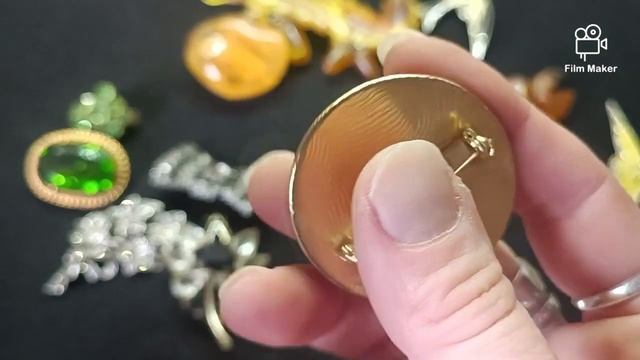 Что купила на барахолке. Винтажные броши МКП @122Froggie смотреть онлайн