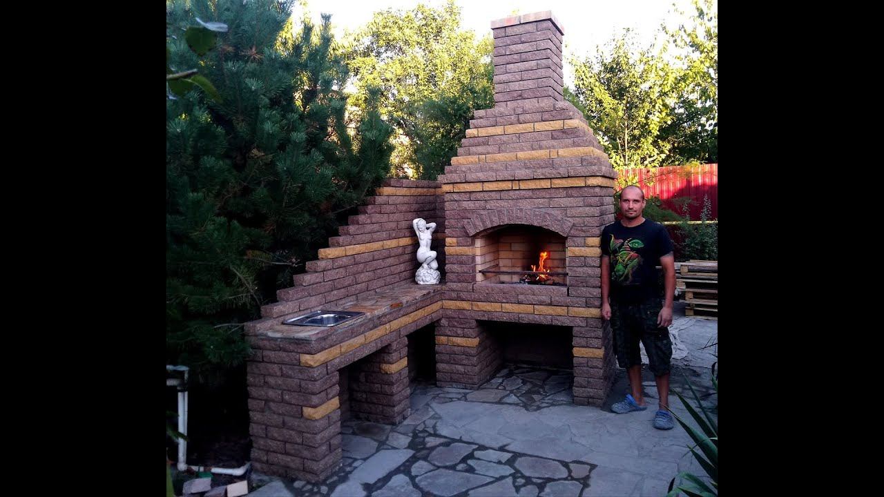 Как сделать арку в кирпичном мангале смотреть онлайн