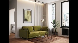 Обзор дизайна MOON 178 (прямой диван без декора с механизмом пантограф)