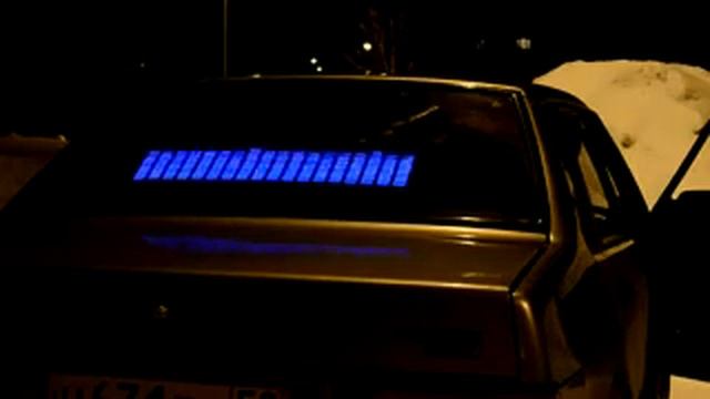 Синий эквалайзер на заднее стекло смотреть онлайн