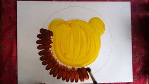 РИСУЮТ ДЕТИ.КИСА ЛЕВ))) КРАСКАМИ (ОТ 3 до 8 лет)