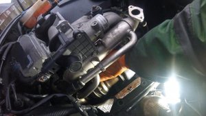 How to remove a turbine Audi A4 1.9 / Как снять турбину Ауди A4 1.9