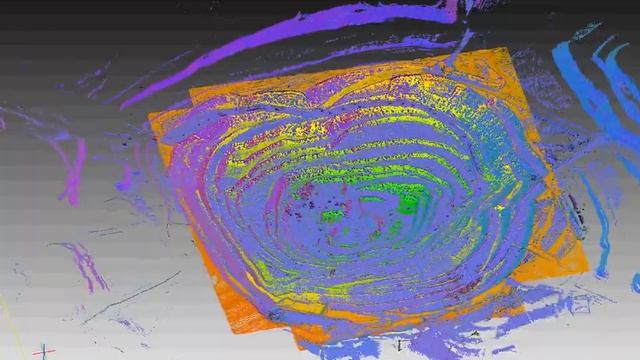 Облако точек открытого карьера. Дальнобойный лазерный сканер Teledyne Optech Polaris