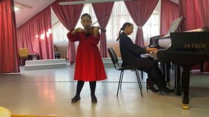 Бондарь София, скрипка, Маленький вальс, А. Живцов