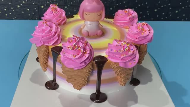 Как украсить торт сливочным кремом. Идеи для украшения торта