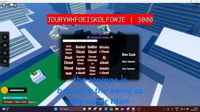 new update + character show case | Super Closet Siege Defense смотреть онлайн