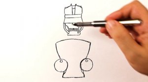 Как нарисовать Скибиди Скелет из Скибиди Туалет