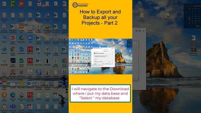 Export Oracle Primavera P6 SQL database