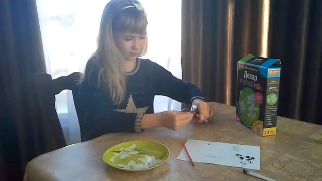 Обзор набора , , Декор и роспись. Декоративная тарелка своими руками смотреть онлайн