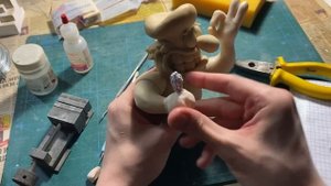 Леплю Пеппино Спагетти из Pizza Tower из глины