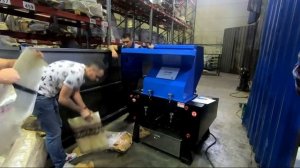 Переработка ПВХ пленки на дробилке XFS 600