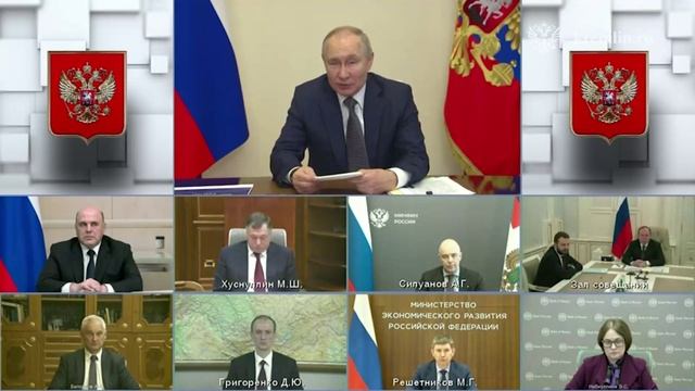 Заявления Путина на совещании по экономическим вопросам. Главное