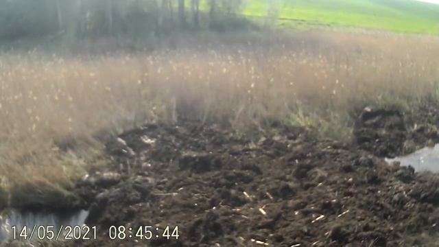 Строительство дамбы пруда экскаватором драглайн. 1 часть. смотреть онлайн