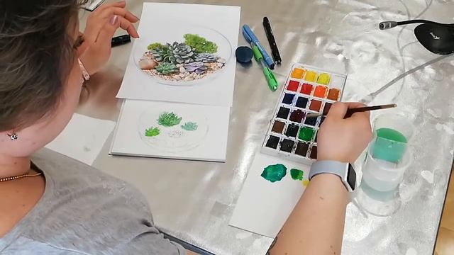 Мастер-класс «Флористический скетчинг» смотреть онлайн