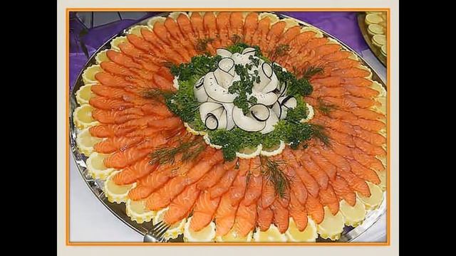 Праздничная нарезка рыбы смотреть онлайн