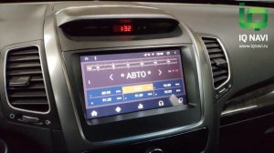 Установка магнитолы IQ NAVI на Kia Sorento XM (максималка)