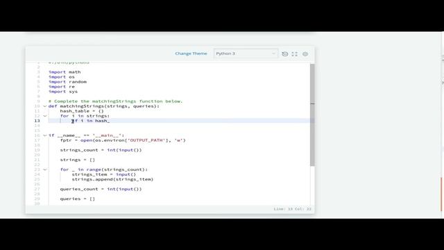 sparse array hackerrank solution in python | OPTIMIZED SOLUTION| part-2