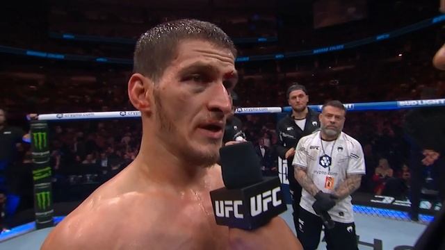 UFC 297: Мовсар Евлоев слова после боя смотреть онлайн