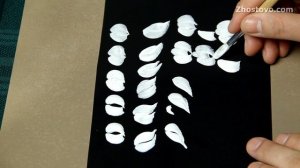 Урок 01. Учусь рисовать Жостово. Мазки. Жостовская роспись для начинающих. Никита Гончаров