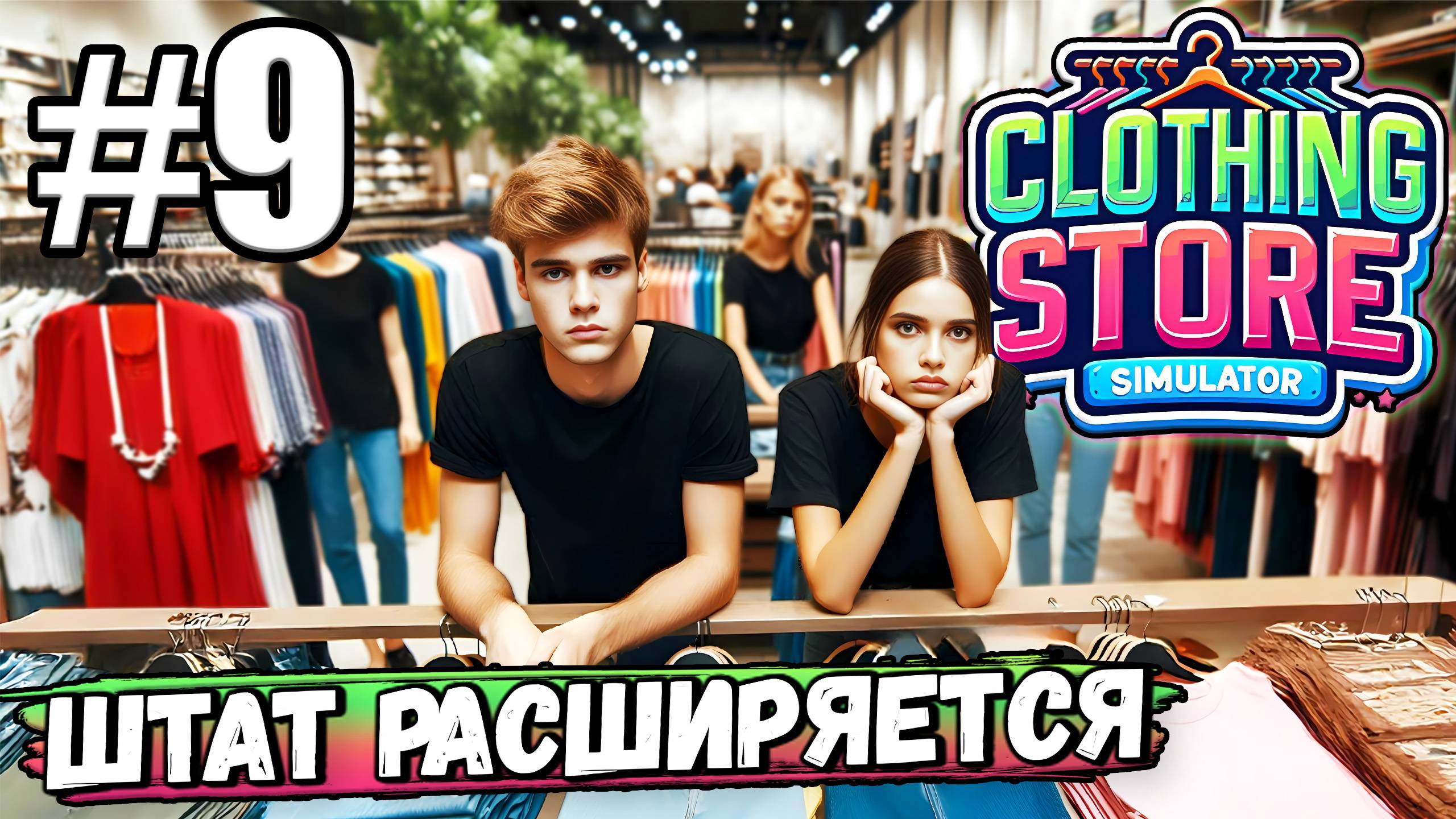 НАНЯЛ ЕЩЁ СОТРУДНИКОВ, НО ОНИ ВСЁ РАВНО ПЛОХО СПРАВЛЯЮТСЯ В ► Clothing Store Simulator #9