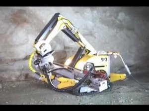 Робот Brokk 180 с установкой бурения TEI 260