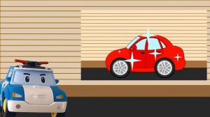 Робокар Поли. Изучаем дорожные знаки. Знаки сервиса. Robokar Poli