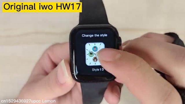 40mm iwo HW17 smart watch video .Series 7.APP:WearFit pro .voice assistant смотреть онлайн