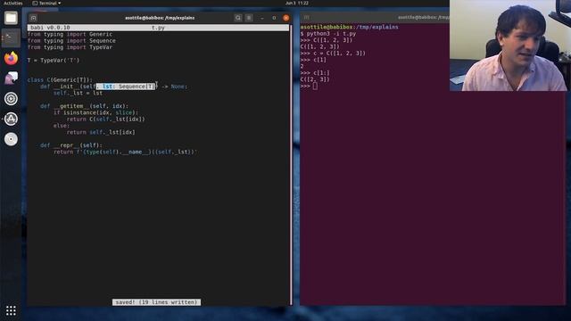 Typing __getitem__ (python / Mypy) (intermediate) Anthony Explains #045