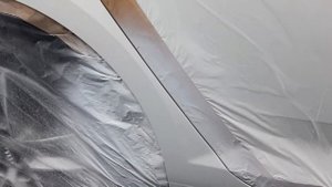 Локальная покраска арки Audi A4 #автосервис #авторемонт #работа