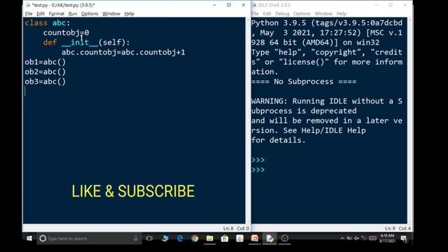 #42 : Static Variable | Static function | OOPS In Python | Object Oriented Programming | In Hindi