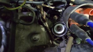 AUDI 80 B2 SC #8 Замена ремня ГРМ Мотор JN _ Timing belt replace