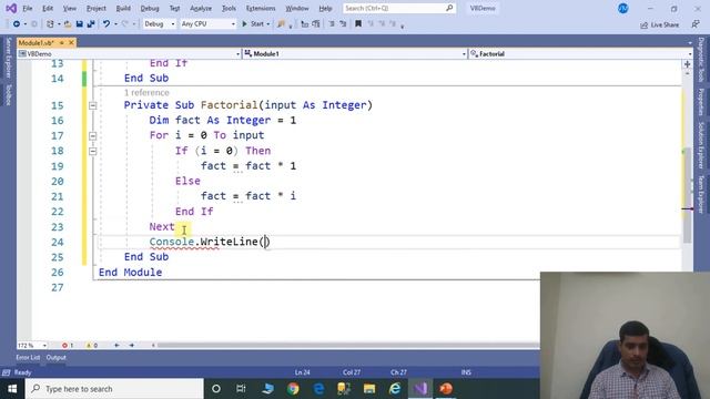 Factorial Number within Range in VB.Net - Part 5 смотреть онлайн