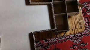 шкатулка крест из картона