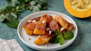 Жареная тыква с медом