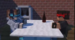 Мем Лололошка анимация майнкрафт