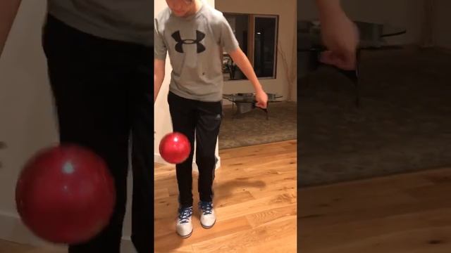 Small soccer ball juggling