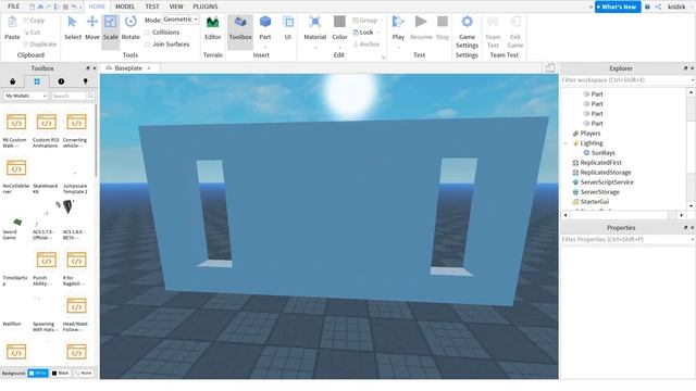 Roblox Studio | Sun Rays Tutorial смотреть онлайн