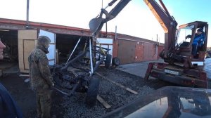 Замена рамы автомобиля за 2 минуты.