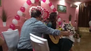 Песня "Помолимся за родителей" под гитару.