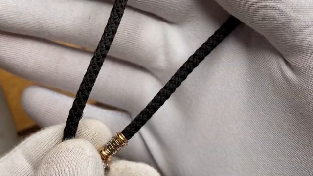 Текстильный шнурок с переходником 5 мм смотреть онлайн