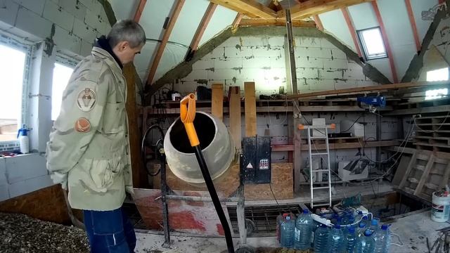 МОНОЛИТНЫЙ ПОЛИСТИРОЛБЕТОН или как я запорол меж-этажное перекрытие