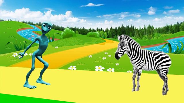 звуки животных для самых маленьких | развивающие для детей как говорят | животные с alien dance #7 смотреть онлайн