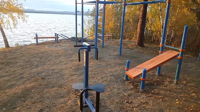 Тренажеры на открытом воздухе и новый пляж Озерск 2016 смотреть онлайн