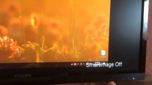 Как убрать белую полоску с монитора Philips. Smartimage on off