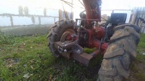 Отвал к мотоблоку с адаптером.