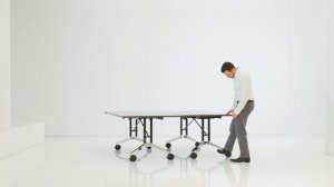 How to use a Confair folding conference table  - by Wilkhahn